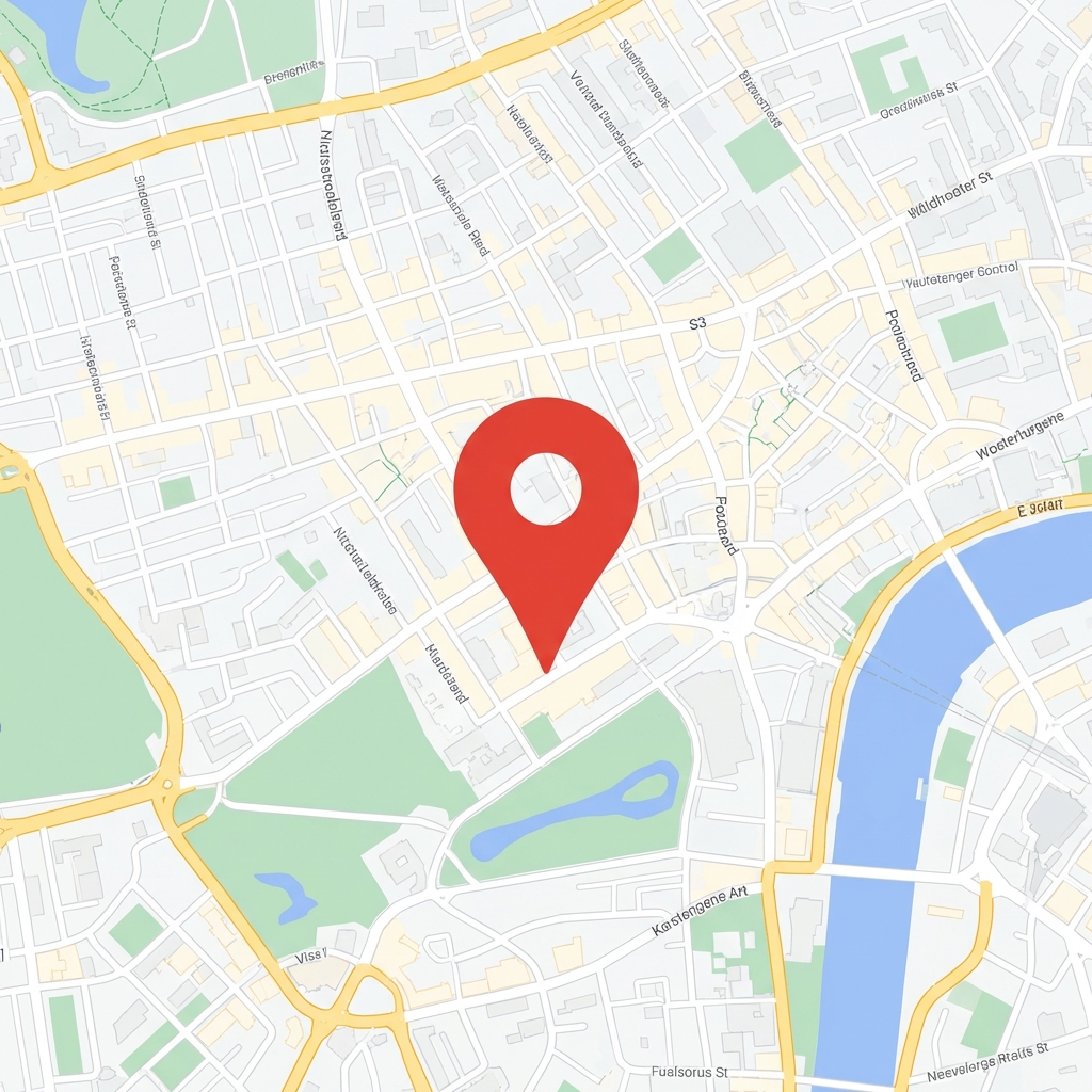 AI-generated verified location map